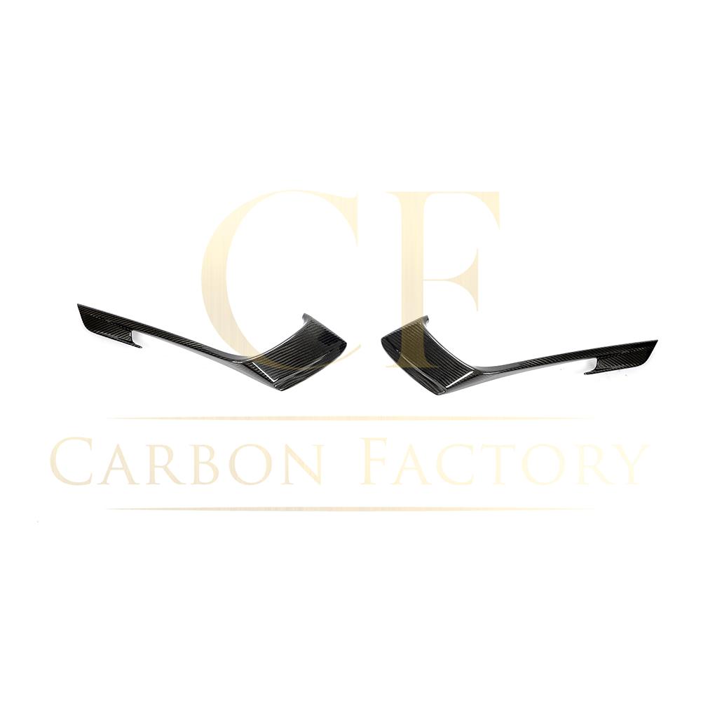 Carbon Fibre Fog Light Trims for Porsche Boxster & Cayman 718 16-19-Carbon Factory