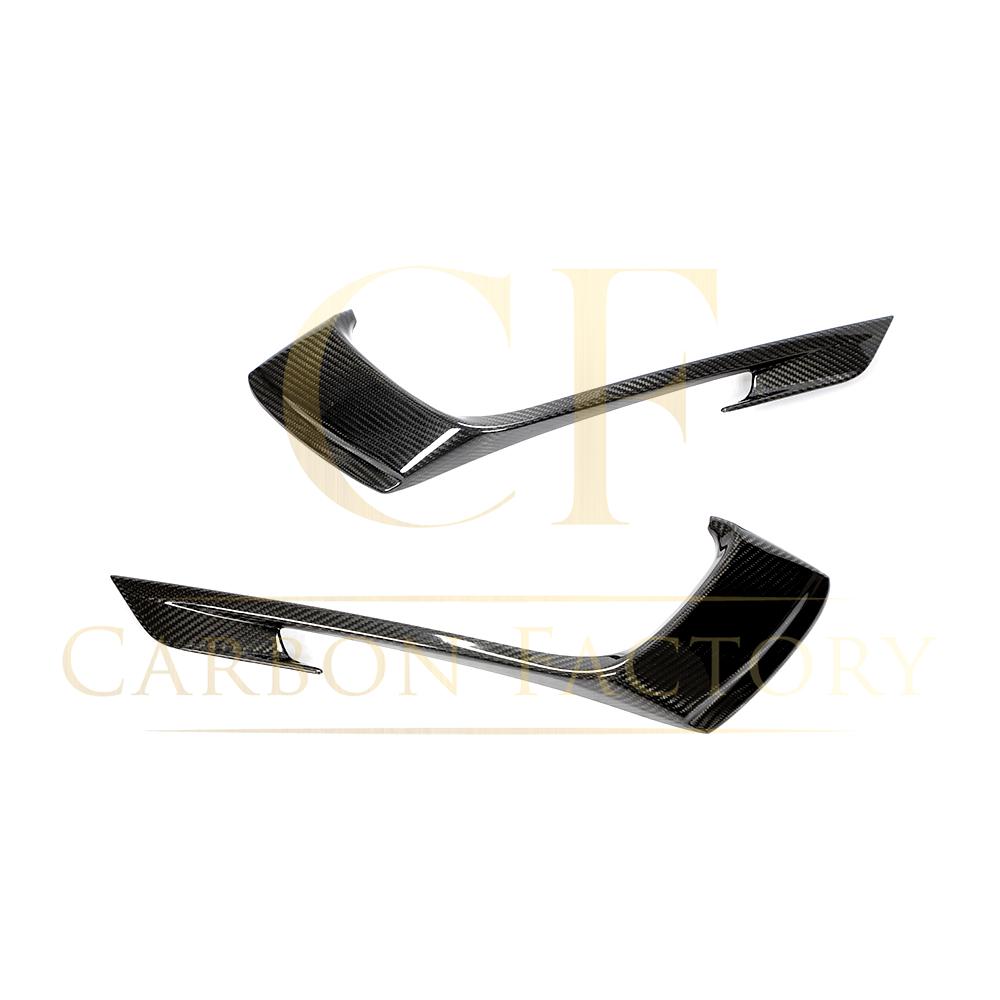 Carbon Fibre Fog Light Trims for Porsche Boxster & Cayman 718 16-19-Carbon Factory