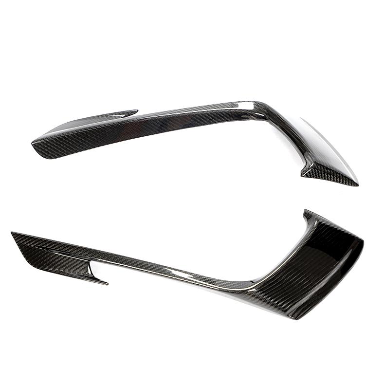 Carbon Fibre Fog Light Trims for Porsche Boxster & Cayman 718 16-19-Carbon Factory
