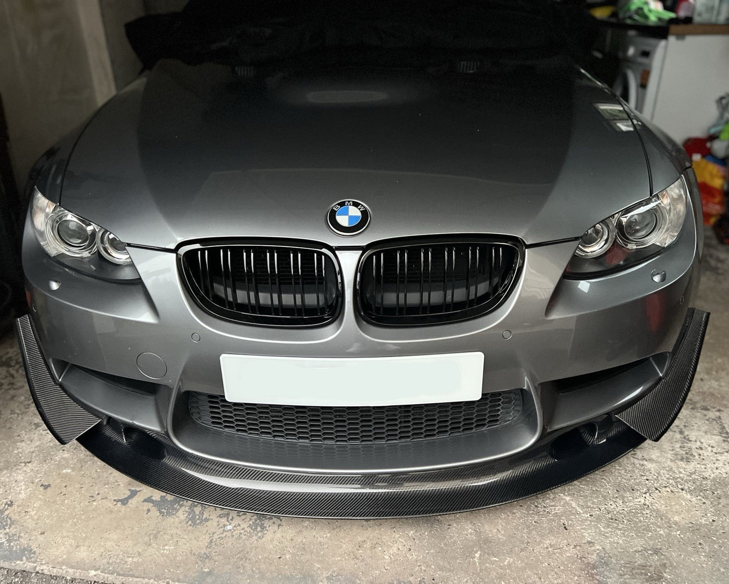Carbon Fibre Front Bumper Canards 2 Pcs for BMW E90 E92 E93 M3 07-13-Carbon Factory