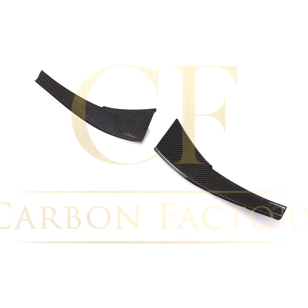 Carbon Fibre Front Bumper Canards 2 Pcs for BMW E90 E92 E93 M3 07-13-Carbon Factory