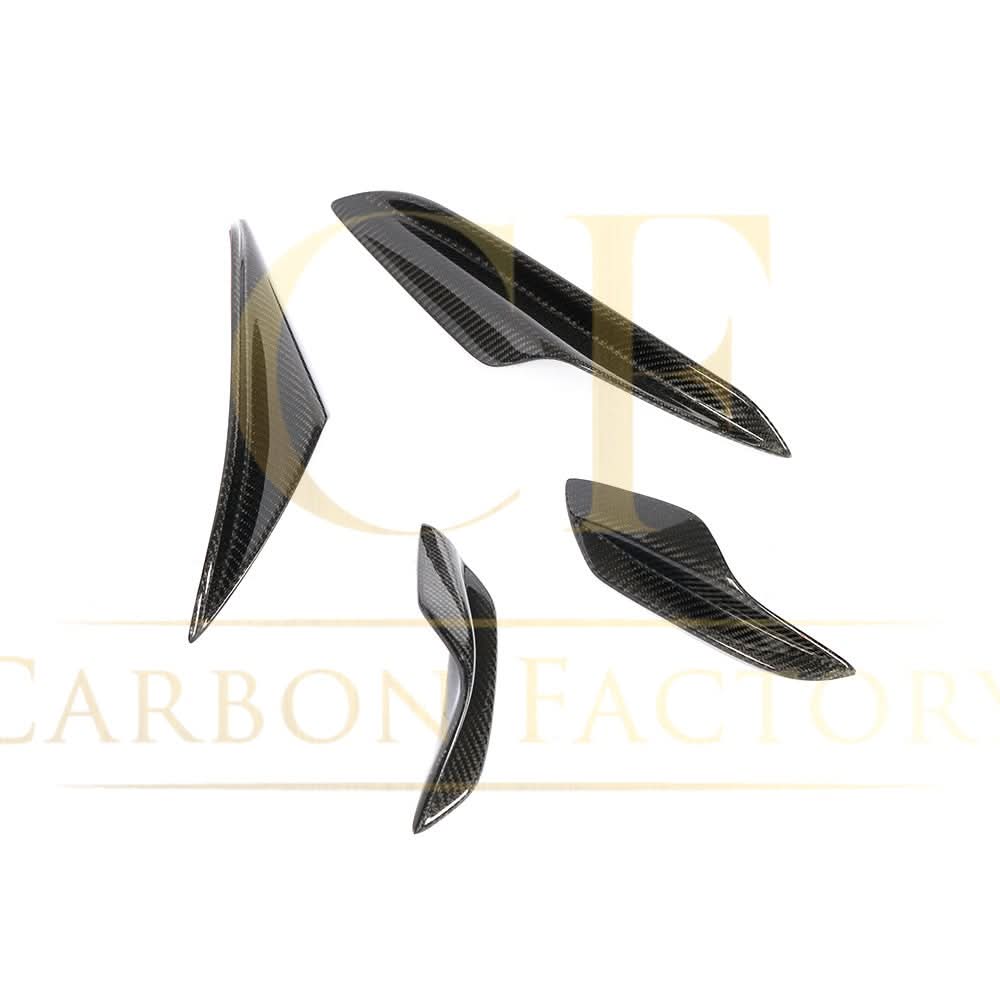 Carbon Fibre Front Bumper Canards 4 Pcs for BMW E90 E92 E93 M3 07-13 - Carbon Factory