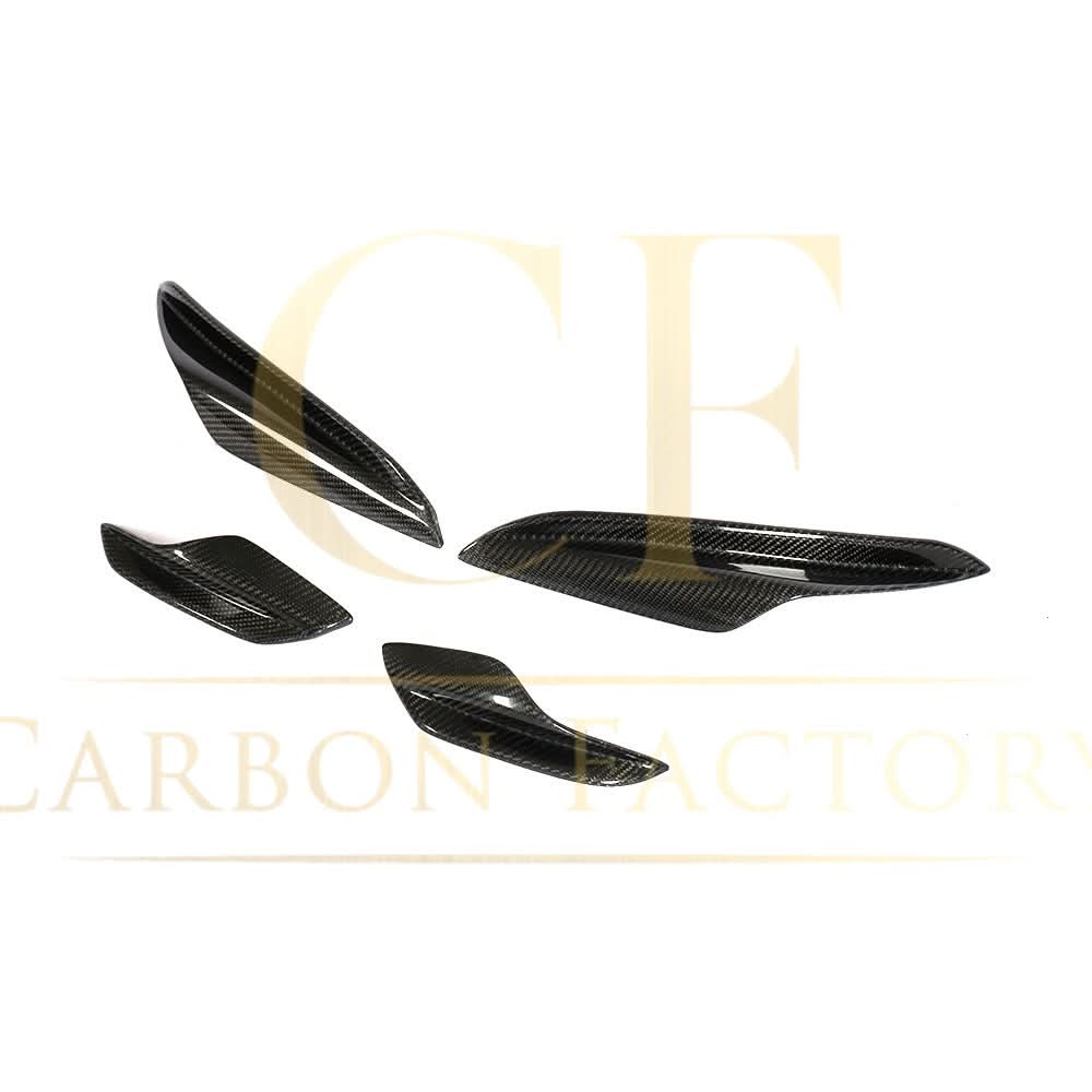 Carbon Fibre Front Bumper Canards 4 Pcs for BMW E90 E92 E93 M3 07-13 - Carbon Factory
