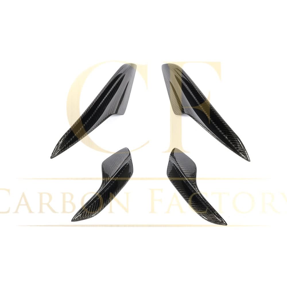 Carbon Fibre Front Bumper Canards 4 Pcs for BMW E90 E92 E93 M3 07-13 - Carbon Factory