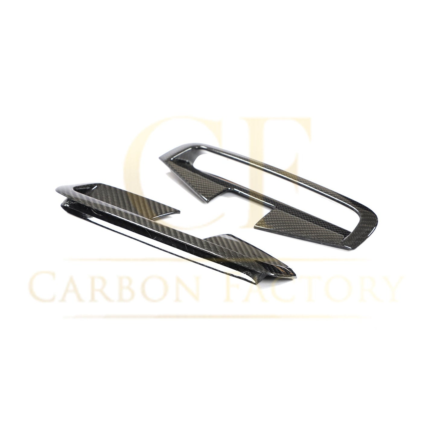 Carbon Fibre Front Bumper Side Trims for BMW 4 Series G22 G23 20-Present-Carbon Factory