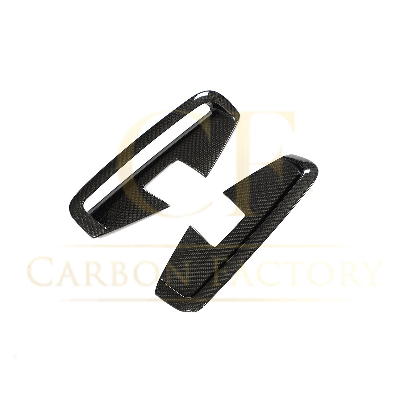 Carbon Fibre Front Bumper Side Trims for BMW 4 Series G22 G23 20-Present-Carbon Factory