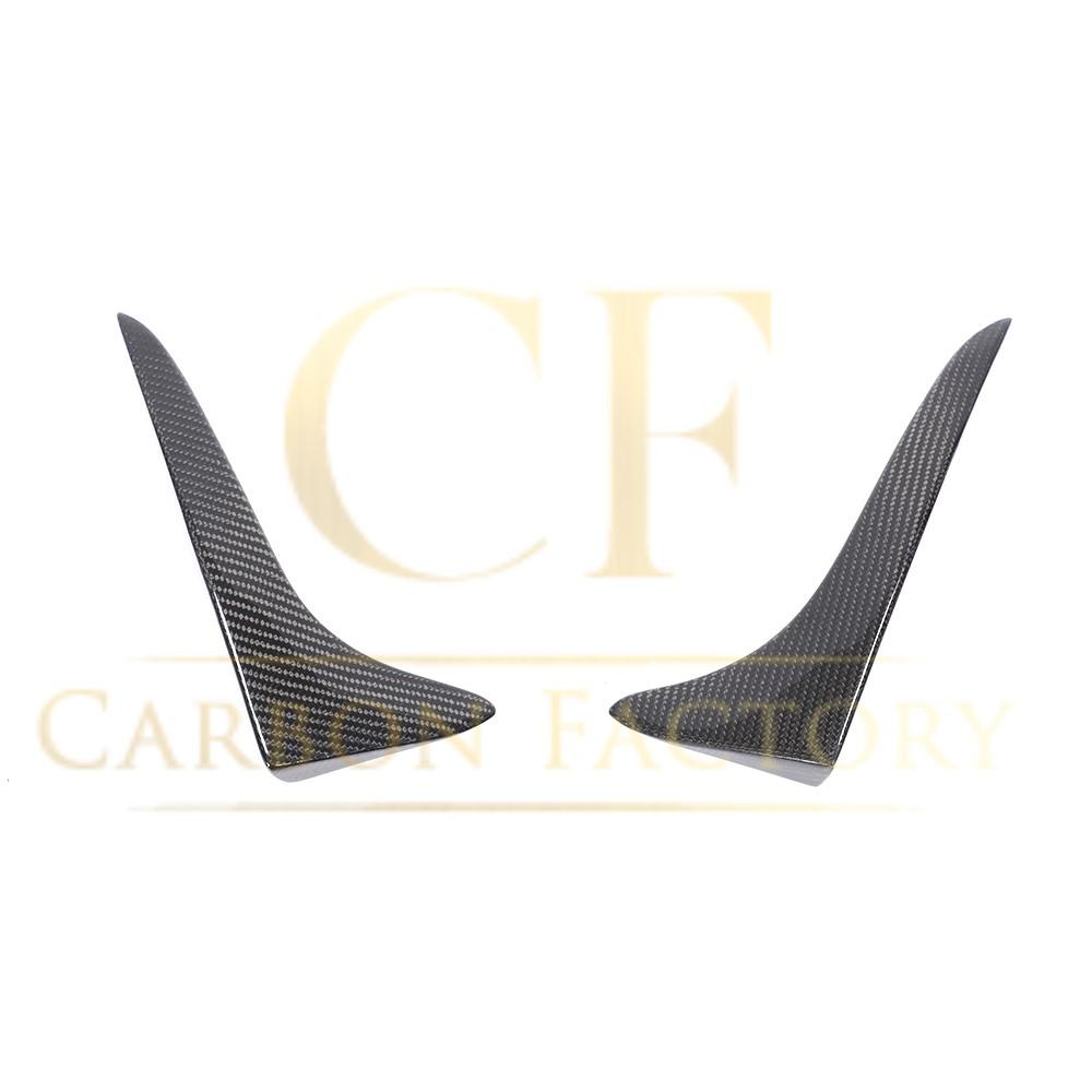 Carbon Fibre Front Bumper Trims for BMW F87 M2 16-21-Carbon Factory