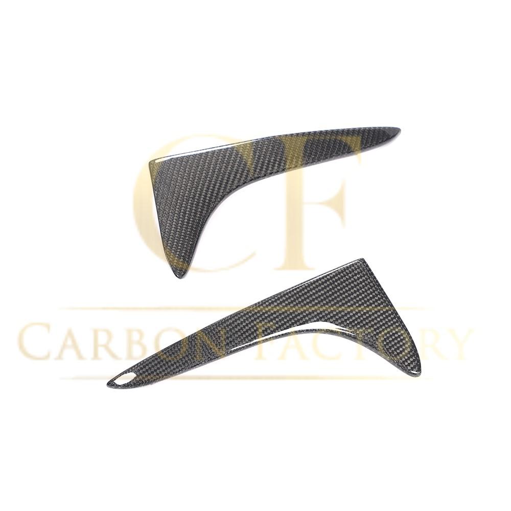 Carbon Fibre Front Bumper Trims for BMW F87 M2 16-21-Carbon Factory