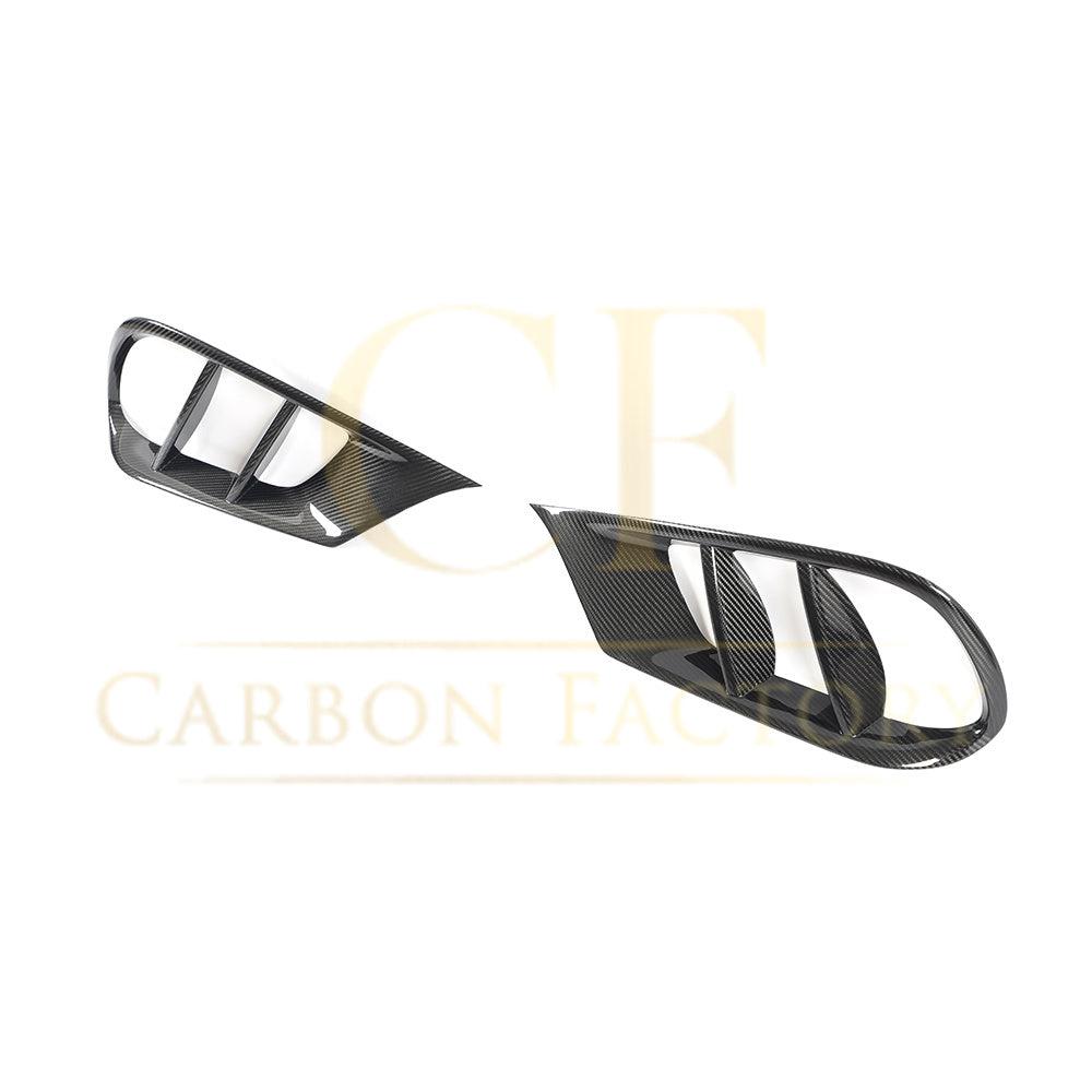 Carbon Fibre Front Bumper Trims for Mercedes Benz W212 E Class 14-17 - Carbon Factory