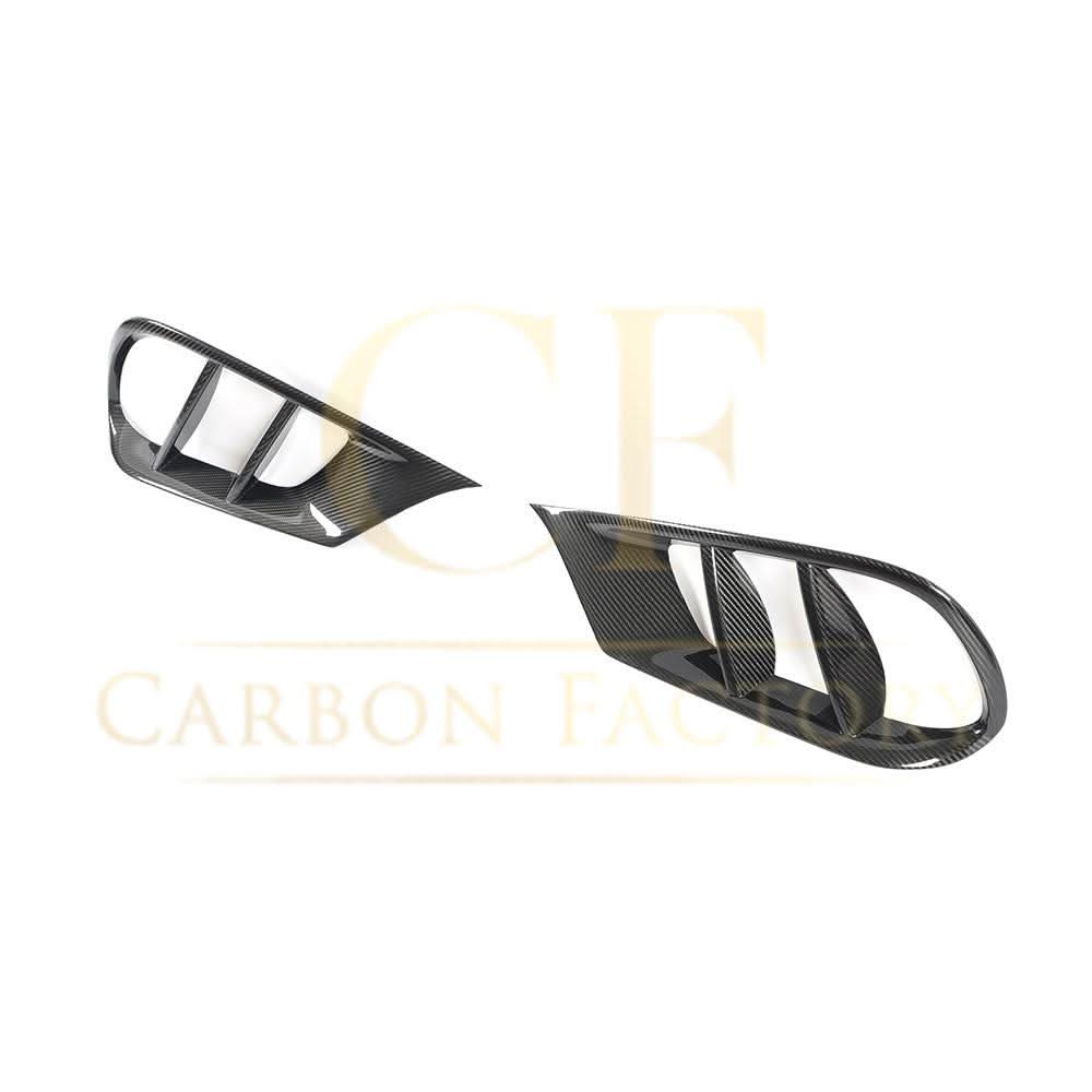 Carbon Fibre Front Bumper Trims for Mercedes Benz W212 E Class 14-17 - Carbon Factory