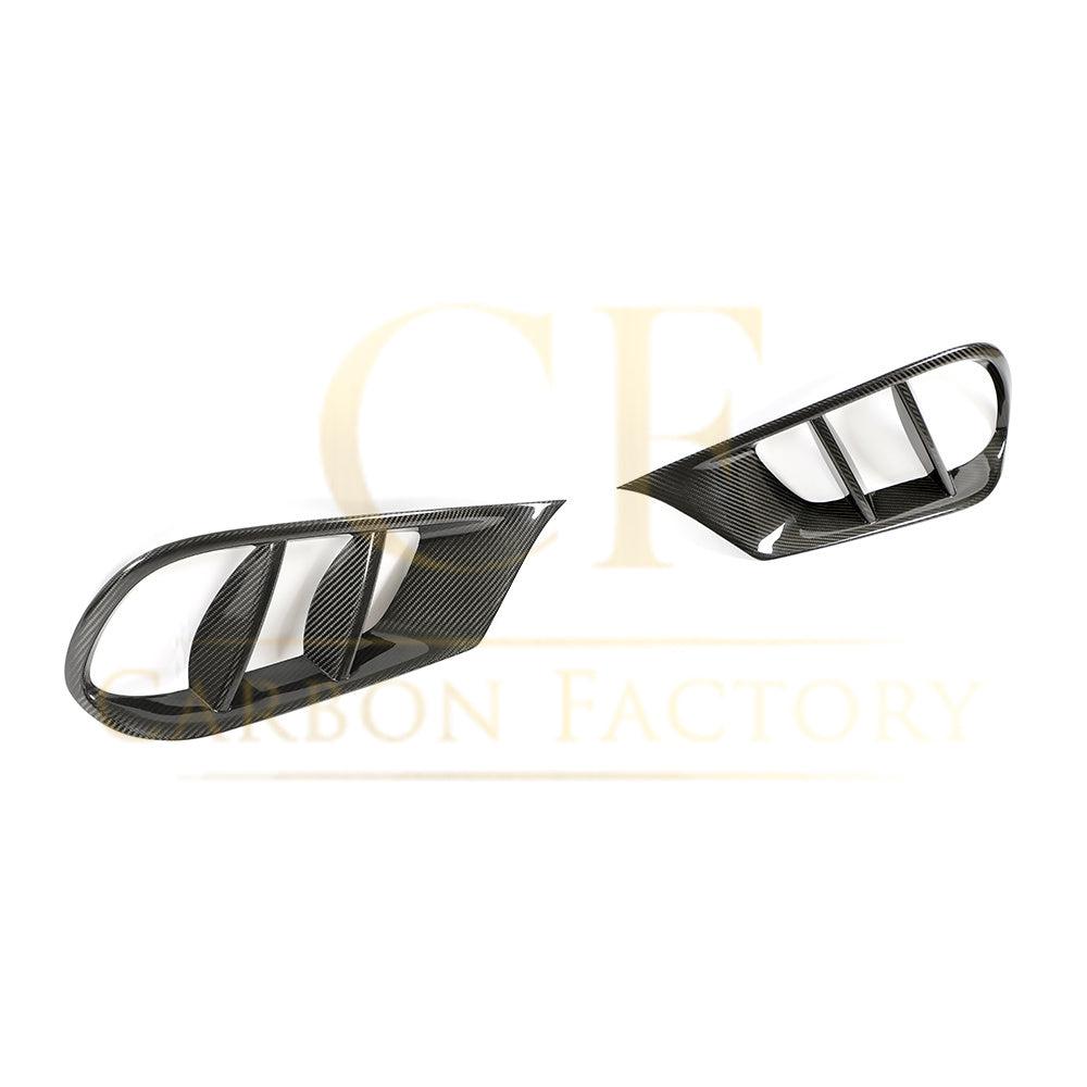 Carbon Fibre Front Bumper Trims for Mercedes Benz W212 E Class 14-17 - Carbon Factory
