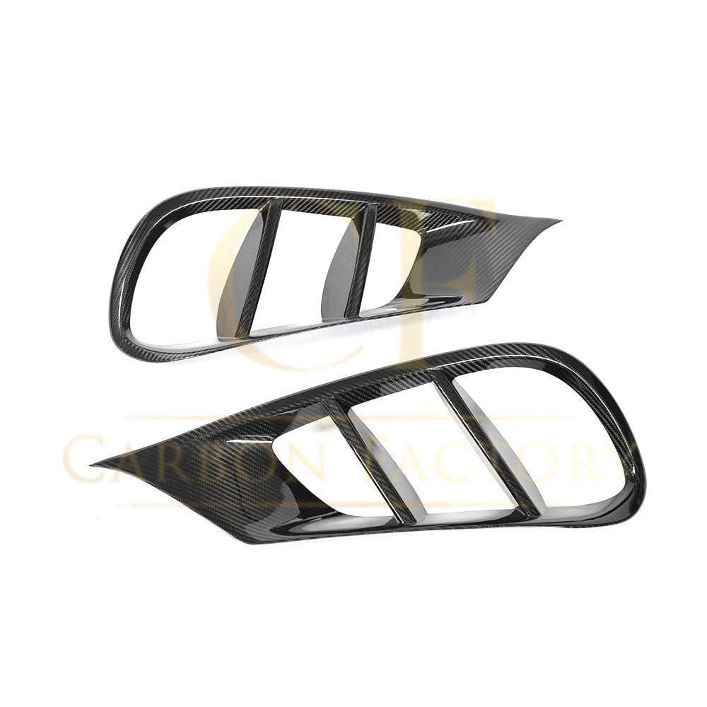 Carbon Fibre Front Bumper Trims for Mercedes Benz W212 E Class 14-17 - Carbon Factory