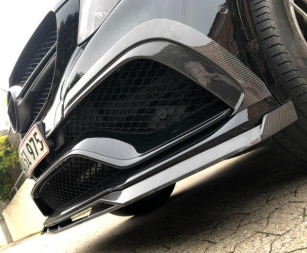 Carbon Fibre Front Bumper Trims for Mercedes Benz W292 GLE Coupe 16-19-Carbon Factory