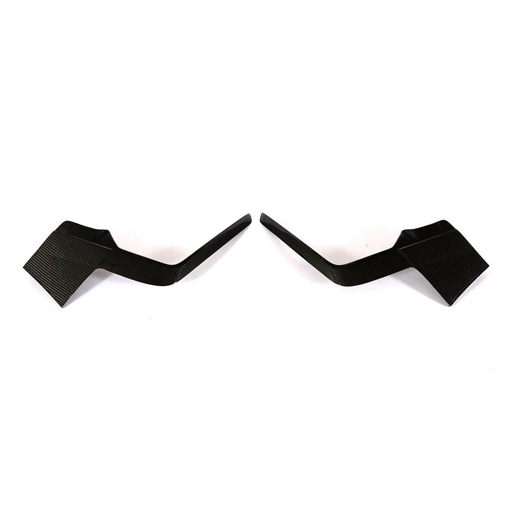 Carbon Fibre Front Bumper Trims for VW Golf MK7.5 R 18-20-Carbon Factory