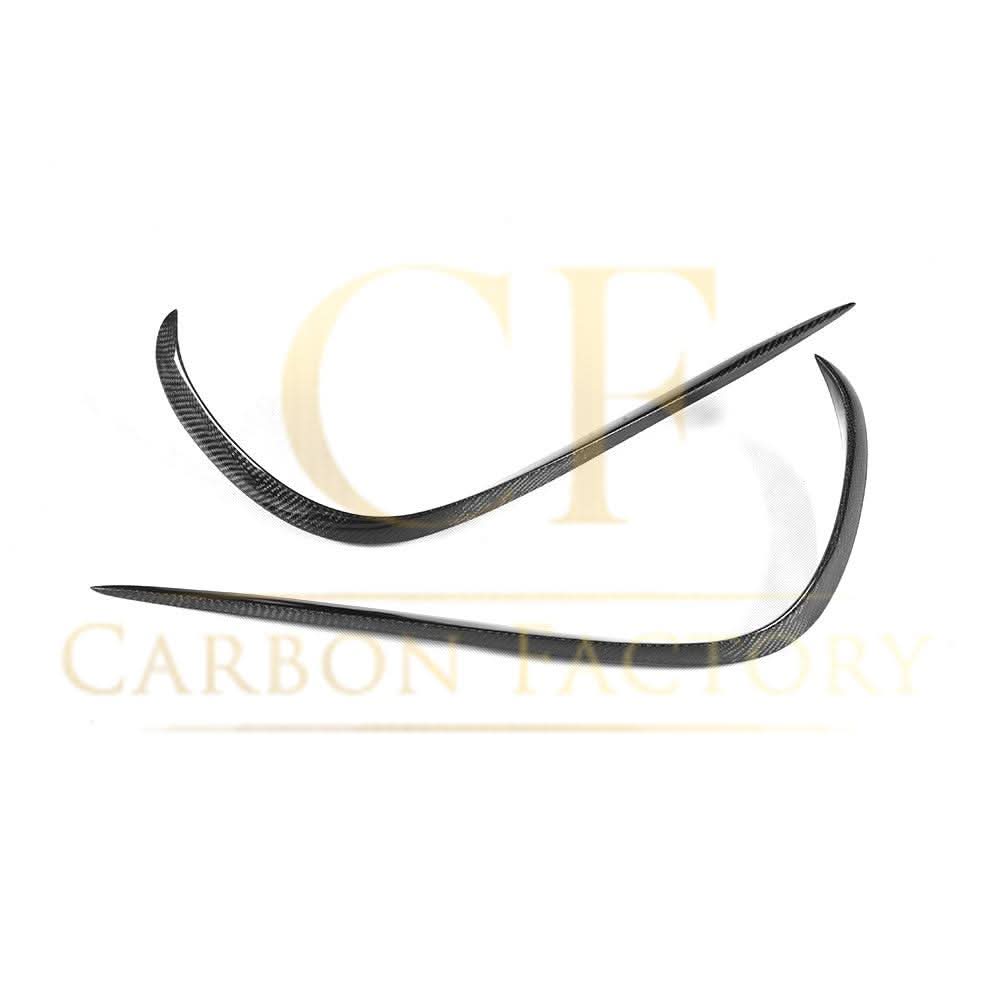 Carbon Fibre Front Canards (2 Pieces) for Mercedes W213 E Class Saloon 17-18 - Carbon Factory