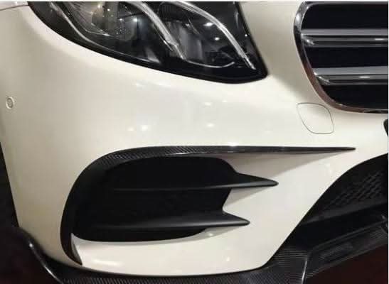 Carbon Fibre Front Canards (2 Pieces) for Mercedes W213 E Class Saloon 17-18 - Carbon Factory