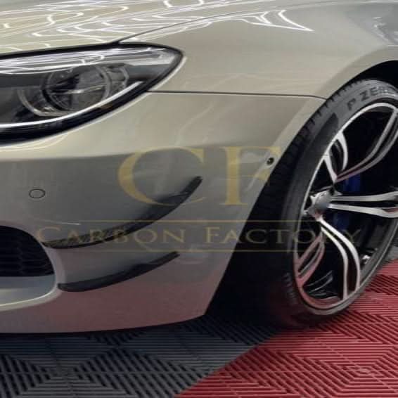 Carbon Fibre Front Canards Set for BMW F06 F12 F13 M6 11-18 - Carbon Factory