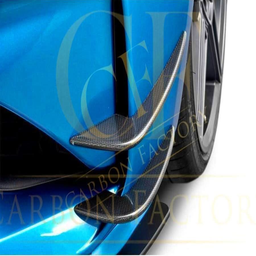 Carbon Fibre Front Canards Set for BMW F87 M2 16-21 - Carbon Factory