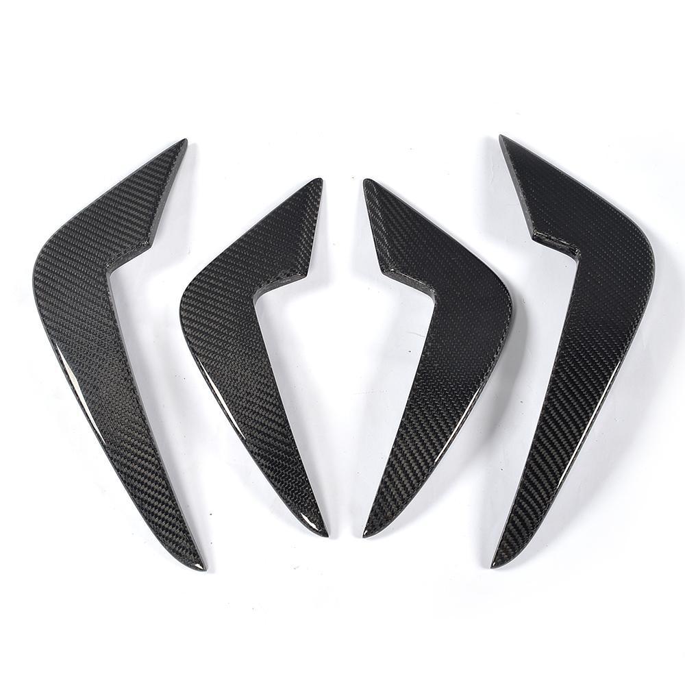 Carbon Fibre Front Canards Set for BMW F87 M2 16-21 - Carbon Factory
