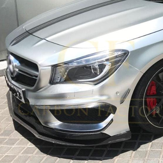 Carbon Fibre Front Canards Sets for Mercedes Benz W117 CLA 13-16 - Carbon Factory
