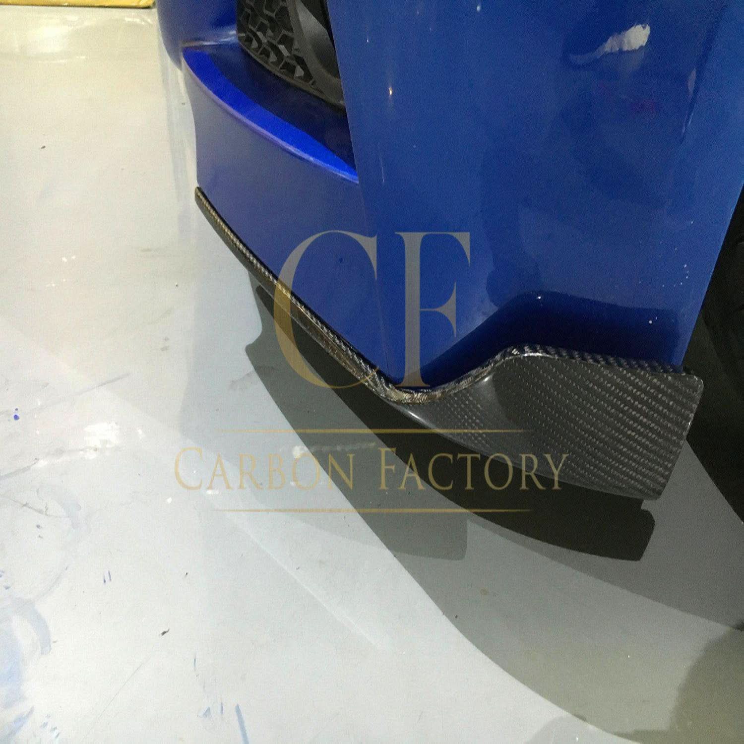 Carbon Fibre Front Extensions for BMW F30 F31 3 Series M Sport 12-19 - Carbon Factory
