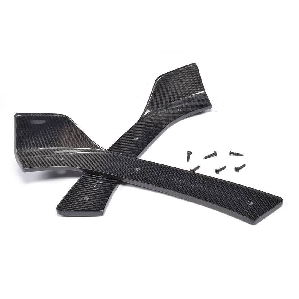 Carbon Fibre Front Extensions for BMW F30 F31 3 Series M Sport 12-19 - Carbon Factory