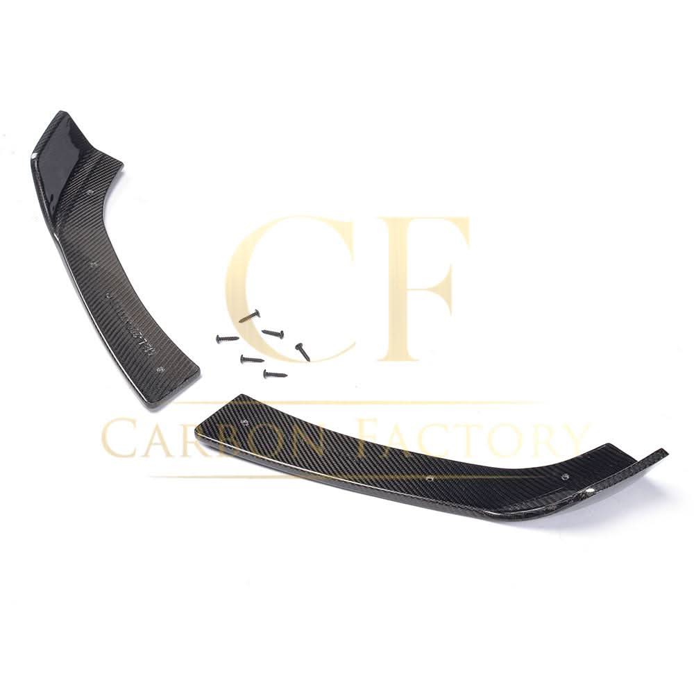 Carbon Fibre Front Extensions for BMW F30 F31 3 Series M Sport 12-19 - Carbon Factory