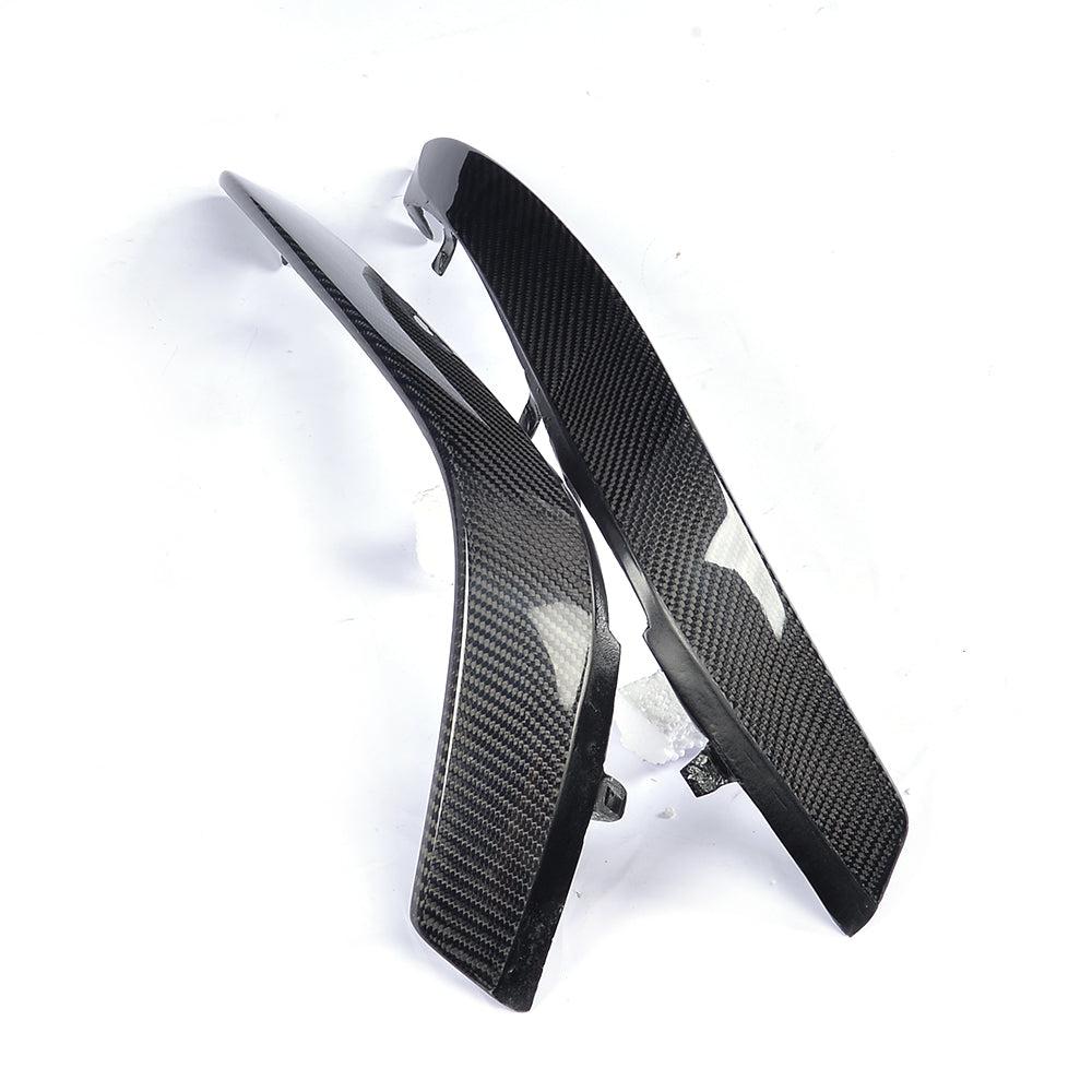 Carbon Fibre Front Fog Trims (2 Pieces) for Mercedes W205 C63 15-18-Carbon Factory