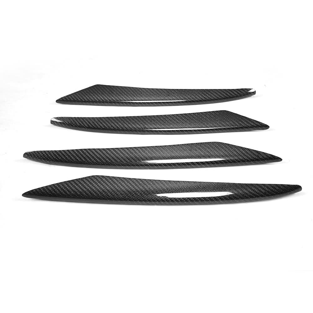 Carbon Fibre Front Side Grille Trims for Mercedes W213 E Class Saloon 16-18 - Carbon Factory