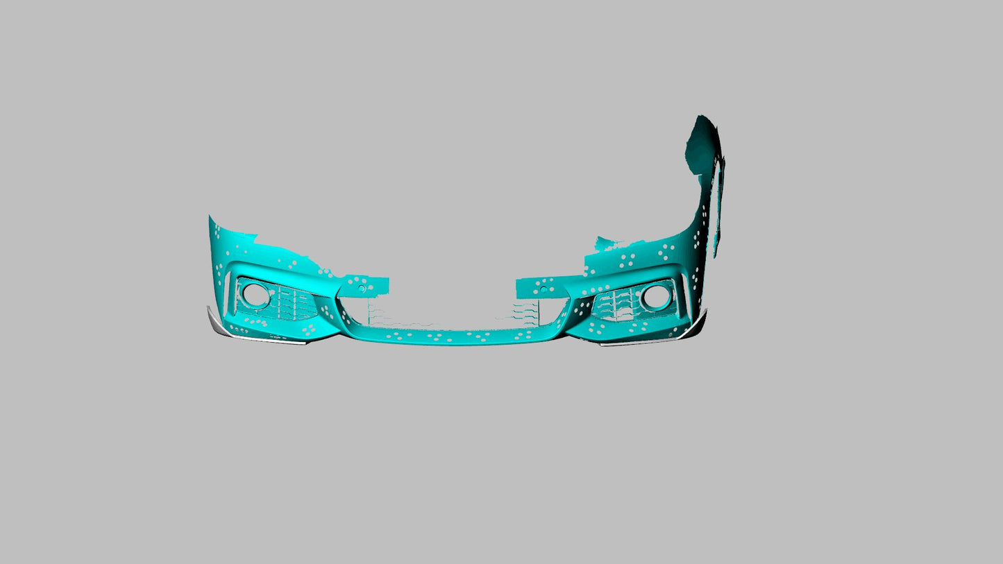 Carbon Fibre Front Splitter Extension for BMW F32 F33 F36 4 Series 14-20-Carbon Factory