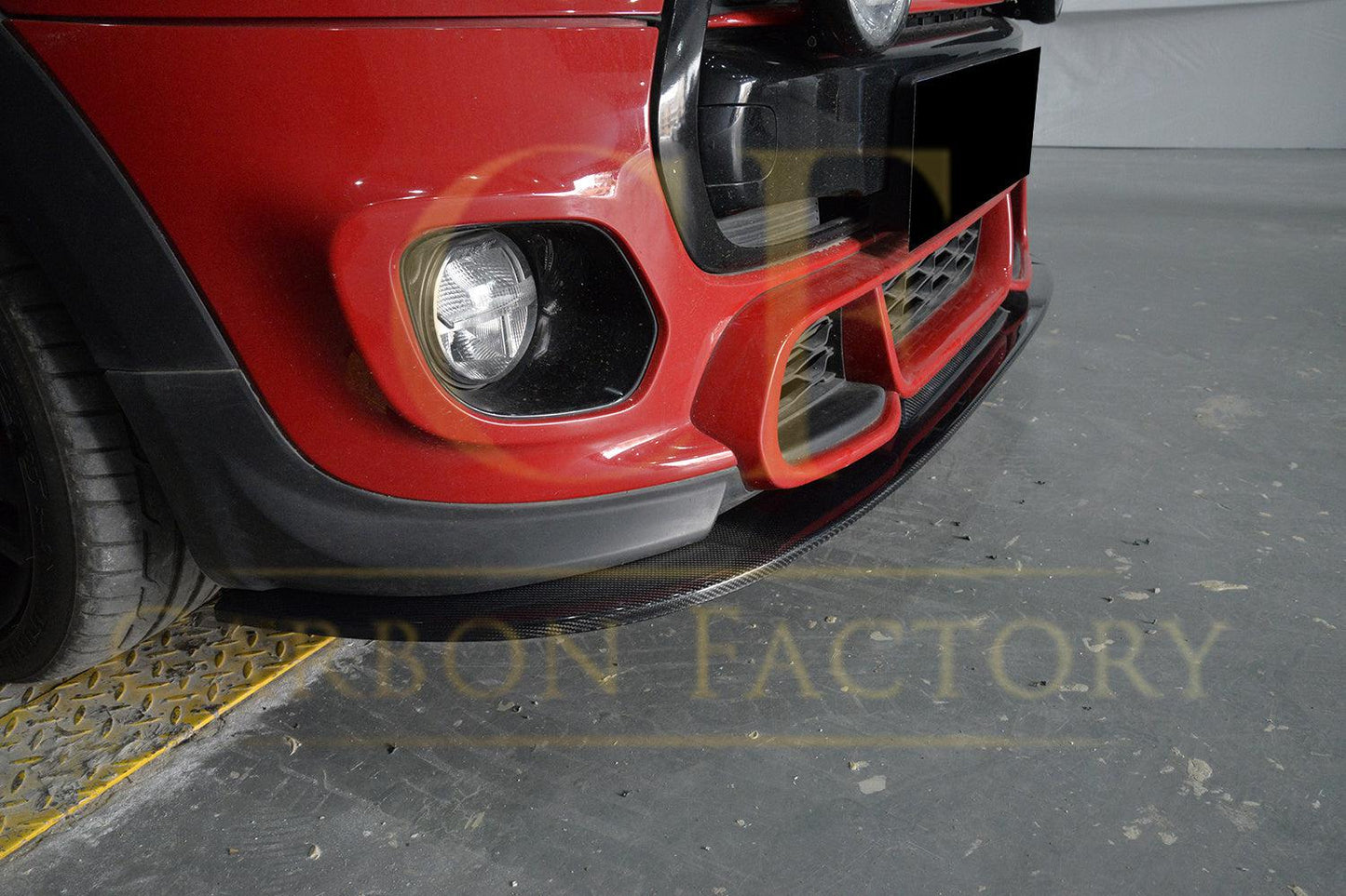 Carbon Fibre Front Splitter for BMW F55 F56 Mini Cooper S JCW 14-18-Carbon Factory