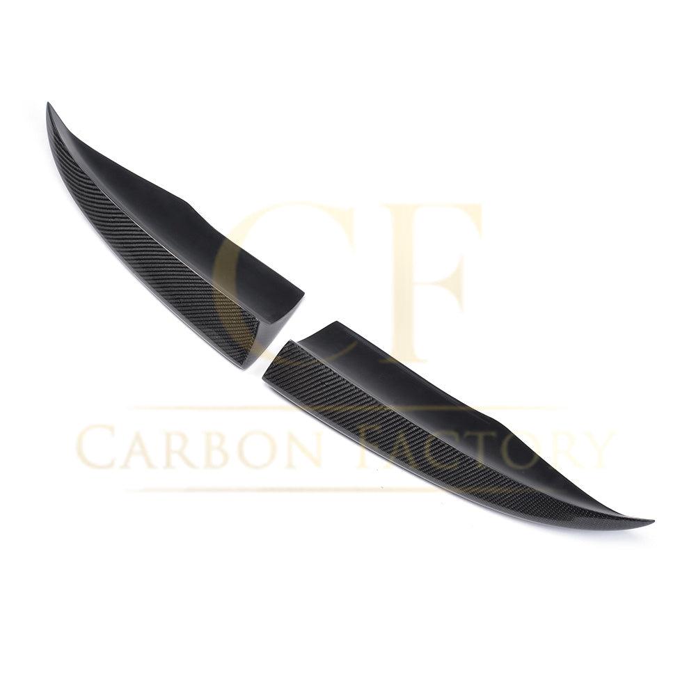 Carbon Fibre Rear Bumper Spats for Audi A3 S Line S3 Saloon 13-15-Carbon Factory