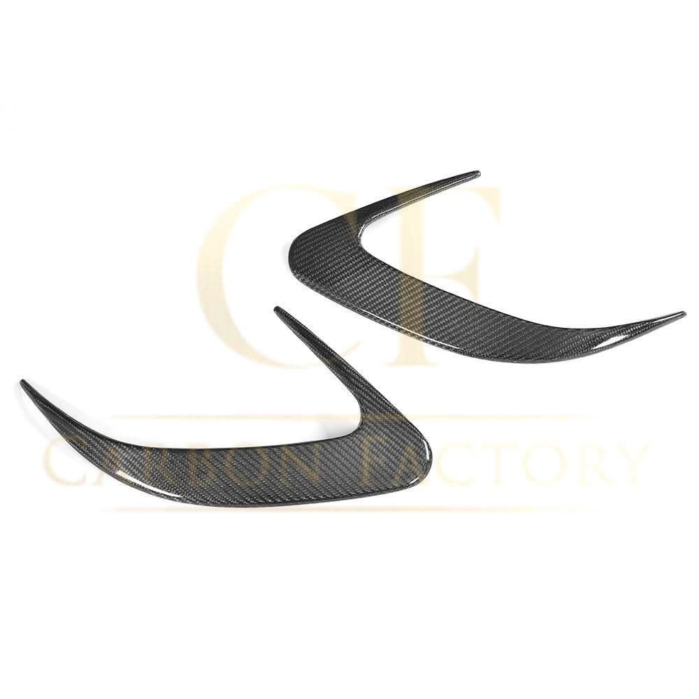 Carbon Fibre Rear Bumper Trim for Mercedes C218 CLS 15-18 - Carbon Factory
