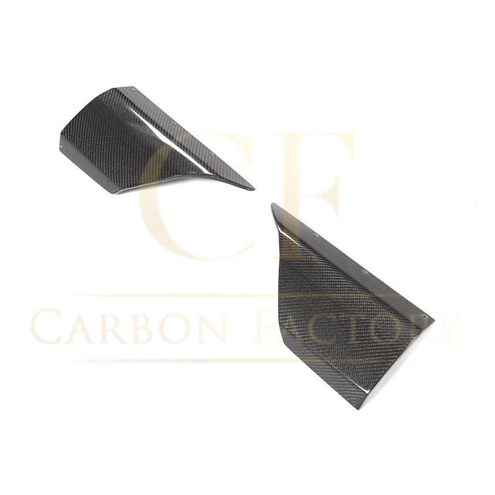 Carbon Fibre Rear Bumper Trims for Audi 8V RS3 Saloon 17-20-Carbon Factory