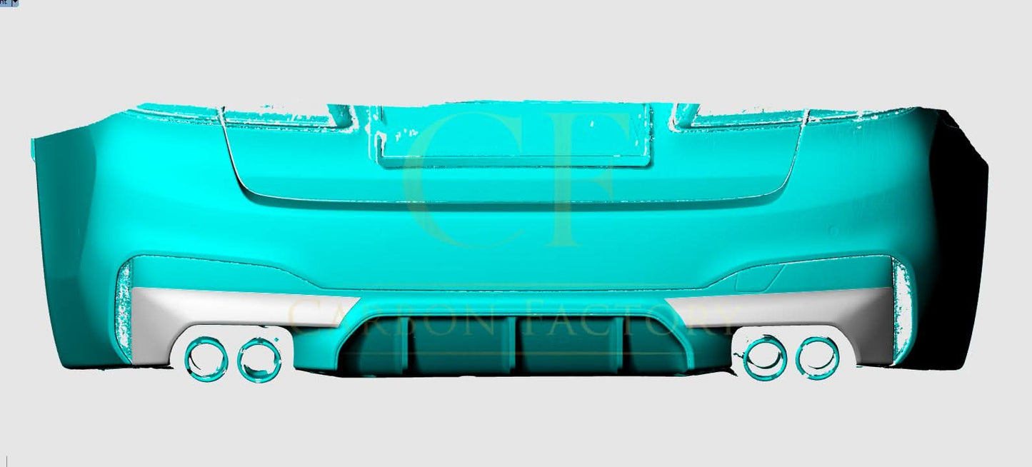 Carbon Fibre Rear Bumper Trims for BMW F90 M5 17-20 - Carbon Factory