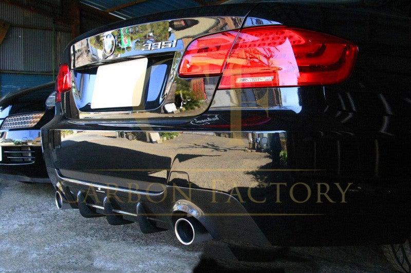 Carbon Fibre Rear Diffuser Dual Exhaust for BMW E92 E93 3 Series 07-13-Carbon Factory