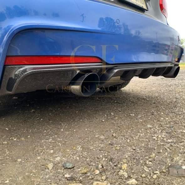 Carbon Fibre Rear Diffuser Dual Exhaust for BMW F30 F31 3 Series 12-19 - Carbon Factory