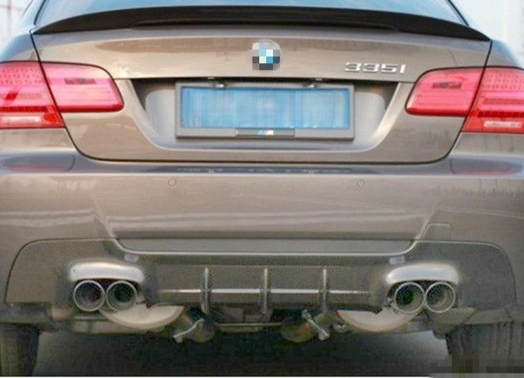 Carbon Fibre Rear Diffuser Quad Exhaust for BMW E92 E93 3 Series 07-13-Carbon Factory