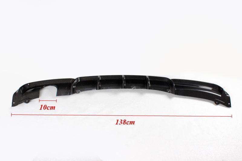 Carbon Fibre Rear Diffuser Single Exhaust for BMW F30 F31 3 Series 12-19-Carbon Factory