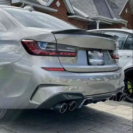 Carbon Fibre Rear Diffuser for BMW 3 Series G20 G21 Pre-LCI M340i 19-22 - Carbon Factory
