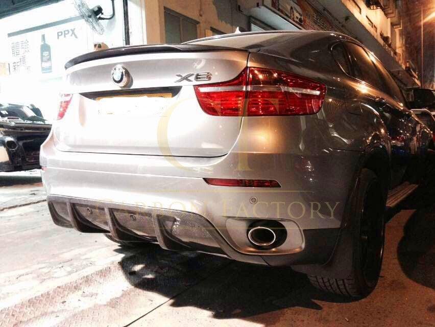Carbon Fibre Rear Diffuser for BMW E71 X6 09-14 - Carbon Factory