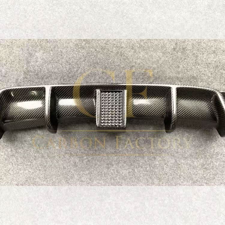 Carbon Fibre Rear Diffuser with LED Light Dual Exhaust for BMW F30 F31 3 Series 12-19 - Carbon Factory