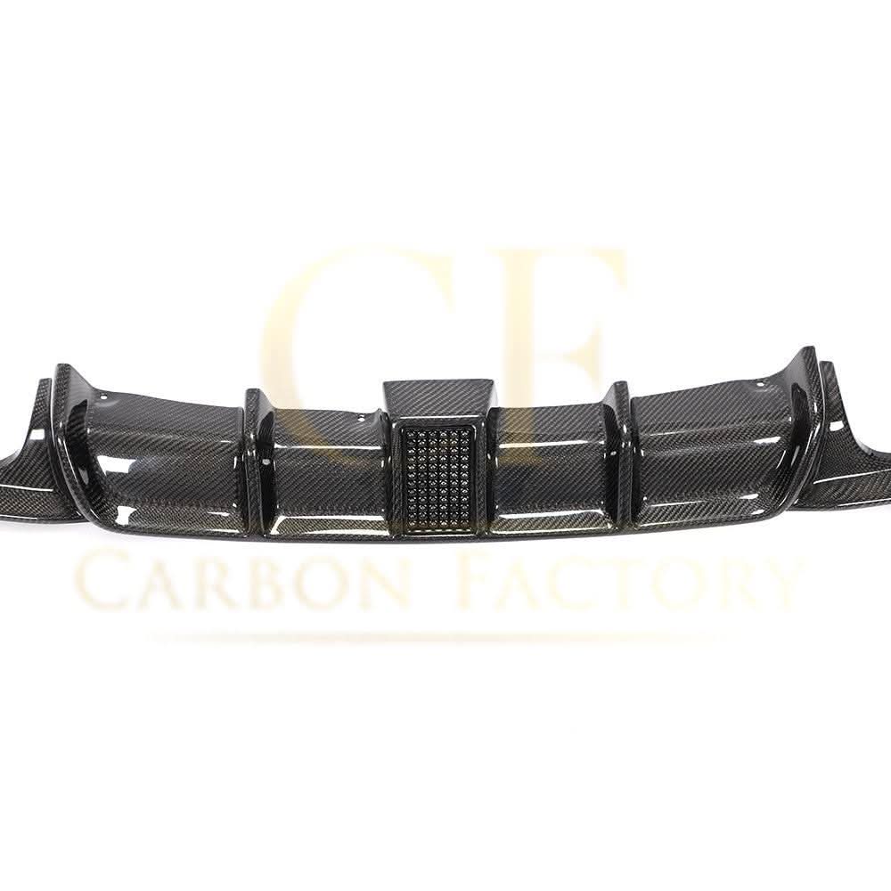 Carbon Fibre Rear Diffuser with LED Light Quad Exhaust for BMW F30 F31 3 Series 12-19 - Carbon Factory