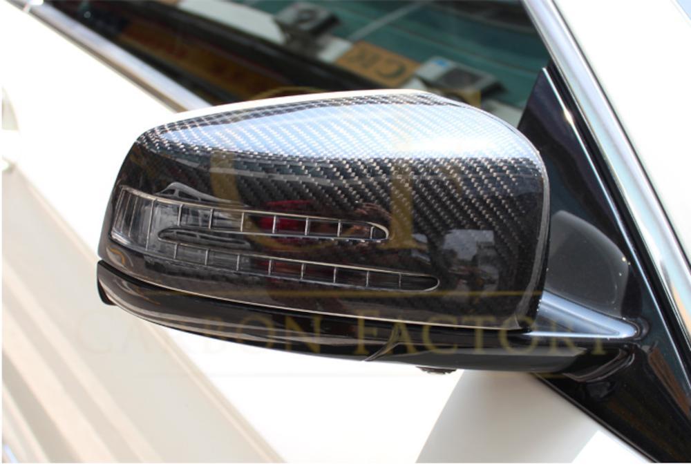 Carbon Fibre Replacement Mirror Covers for Mercedes Benz Universal-Carbon Factory