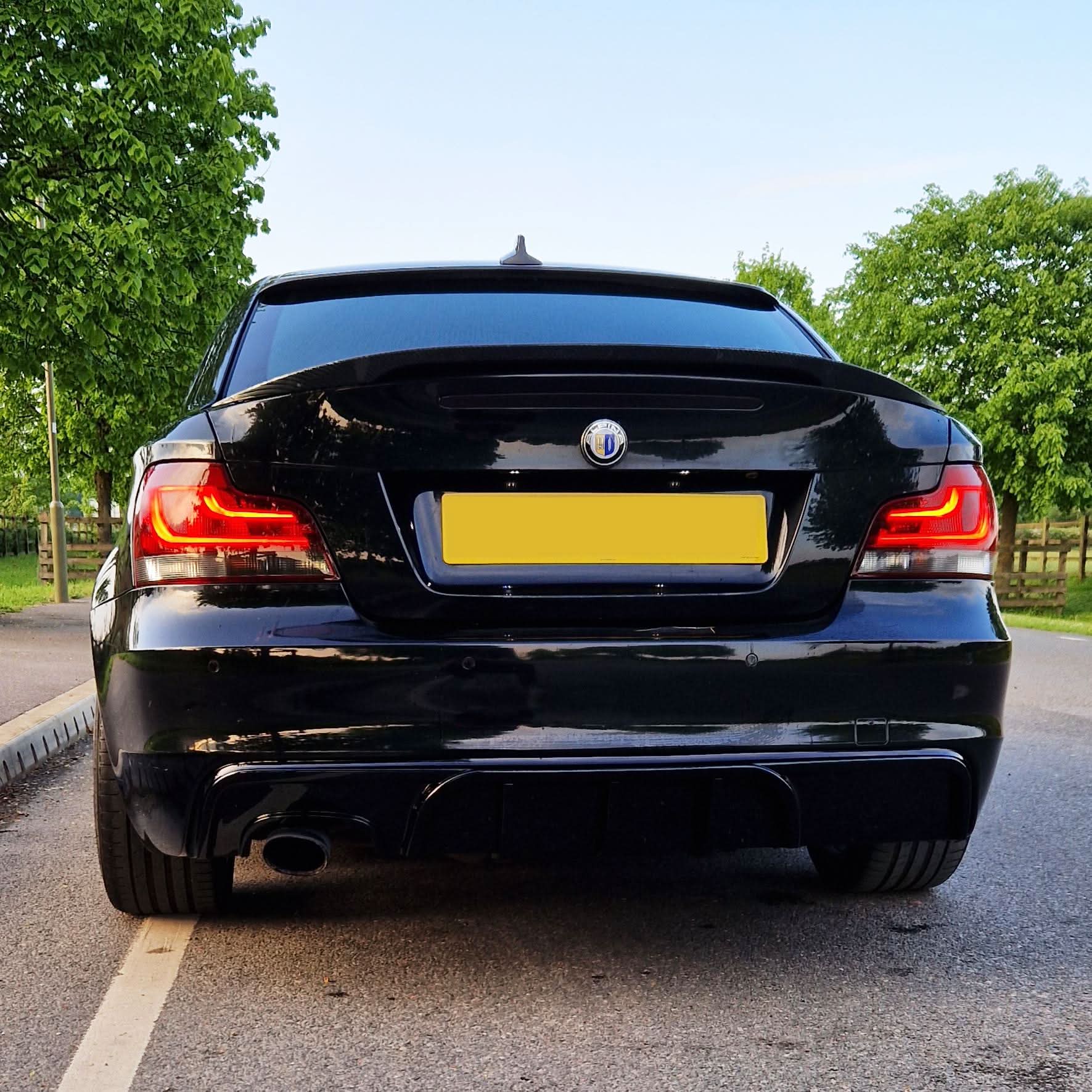 Carbon Fibre Roof Spoiler for BMW 1 Series E82 10-13 - Carbon Factory