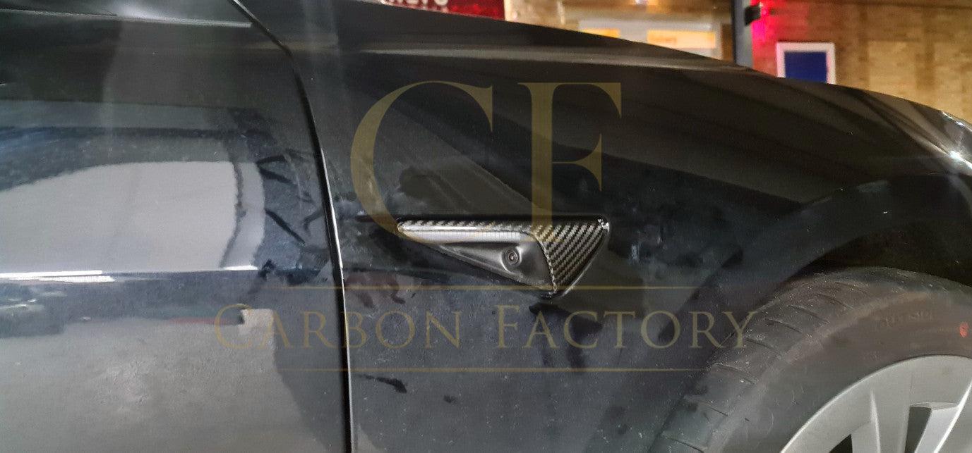 Carbon Fibre Side Fender Trims for Tesla Model 3 16-23 - Carbon Factory
