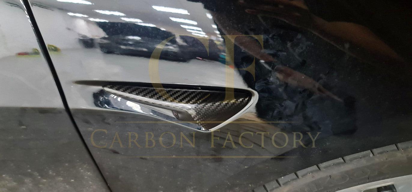 Carbon Fibre Side Fender Trims for Tesla Model 3 16-23 - Carbon Factory