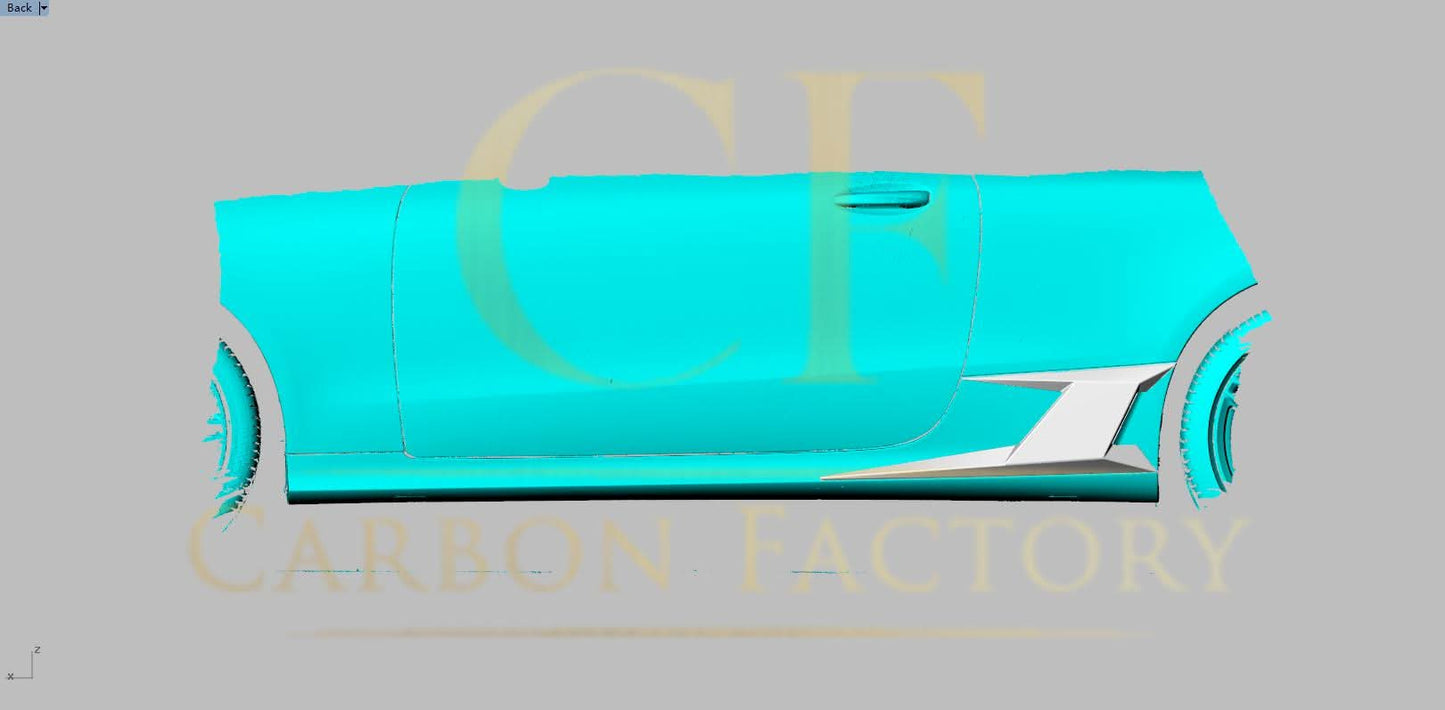 Carbon Fibre Side Rear Trims for Mercedes C238 E Class Coupe 17-Present - Carbon Factory