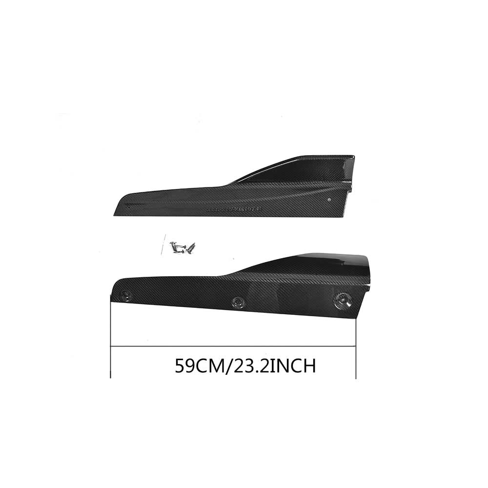 Carbon Fibre Side Skirts Extensions for BMW F80 M3 F82 F83 M4 14-20 - Carbon Factory