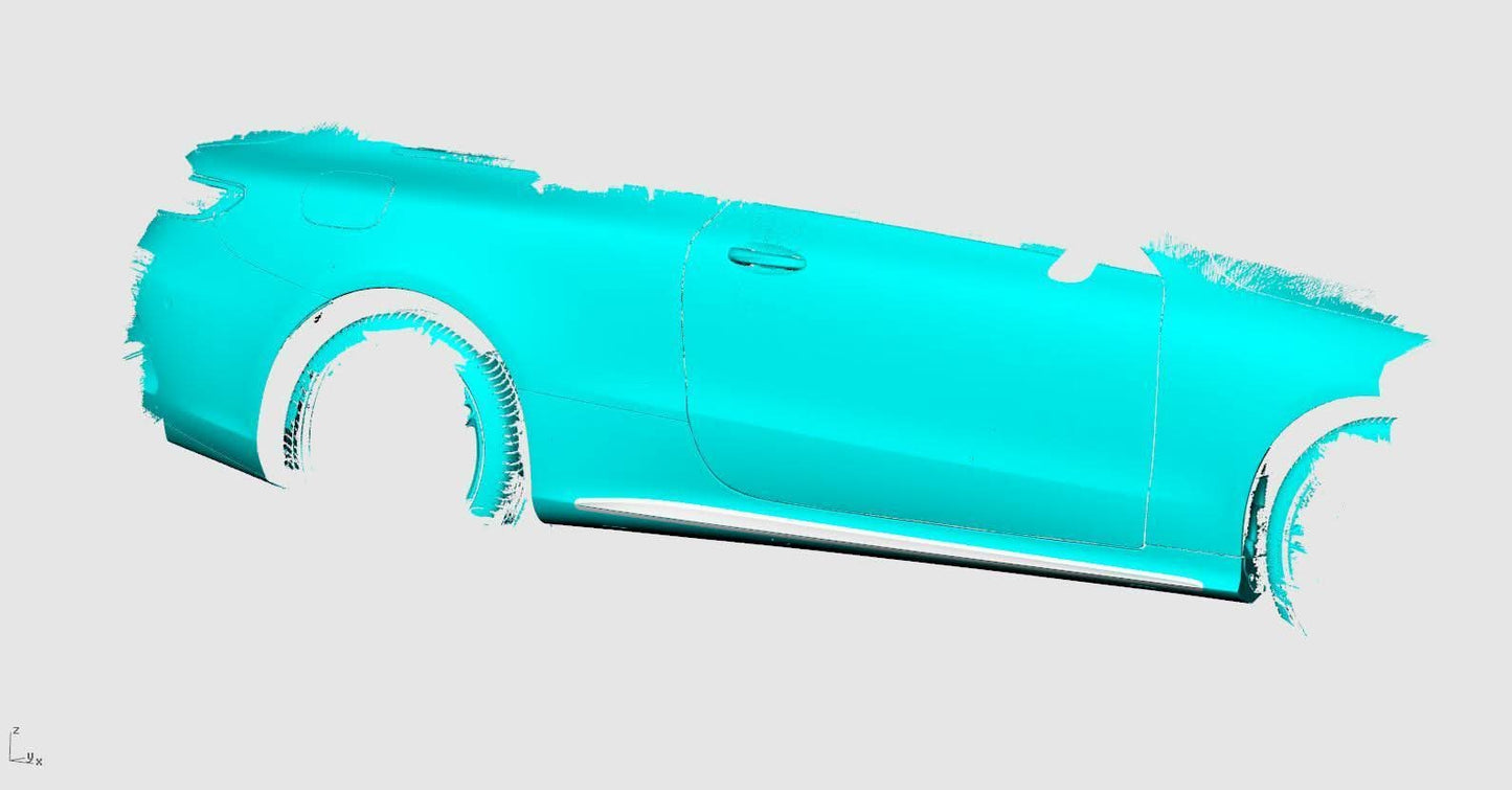 Carbon Fibre Side Skirts Trims for Mercedes C238 E Class Coupe 17-Present - Carbon Factory